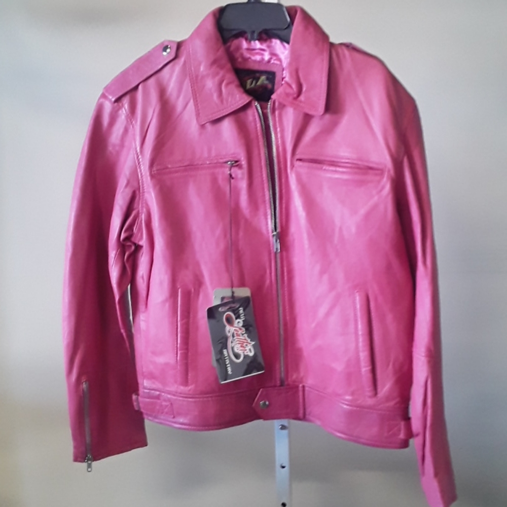 NLA Leather Dominator Style Jacket.